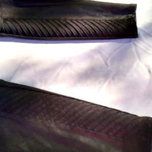 Spanks Moto- Leggings Faux leather legging
